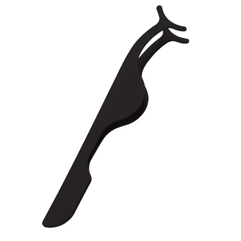 False Eyelash Tweezers Fake Eye Lash Applicator Eyelash Extension Curler Nipper Auxiliary Clip Clamp Makeup Forceps Tools supply