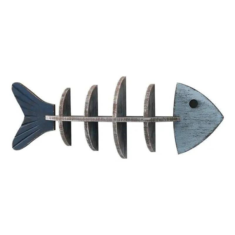 Mediterranean Fishbone Wall Shelf – 3D Wooden Wall Decor & Storage (Flat, Pointed or Vertical)