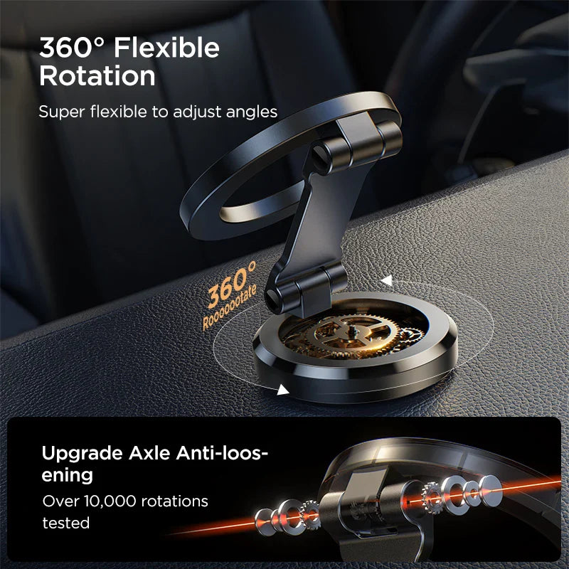 Joryoom Foldable Magnetic Car Phone Holder Mount Universal Strong Phone Mount For Car Samsung Huawei For iPhone 15 14 13 Pro Max
