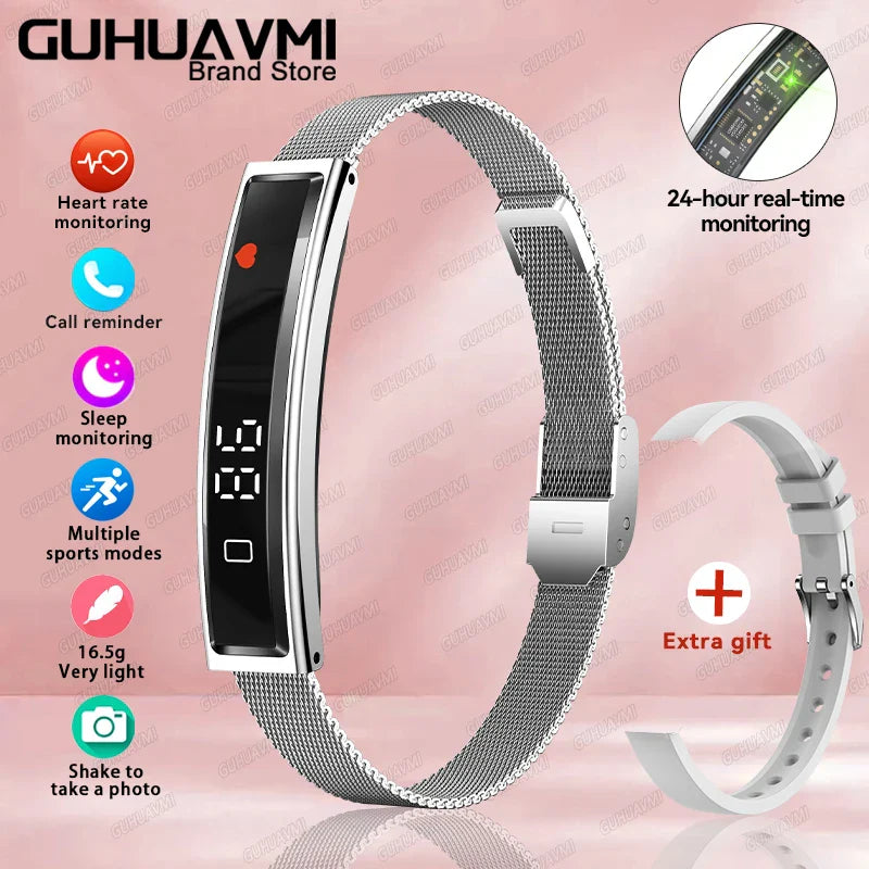 Health & Fitness Smart Bracelet with Heart, Sleep & Activity Tracking