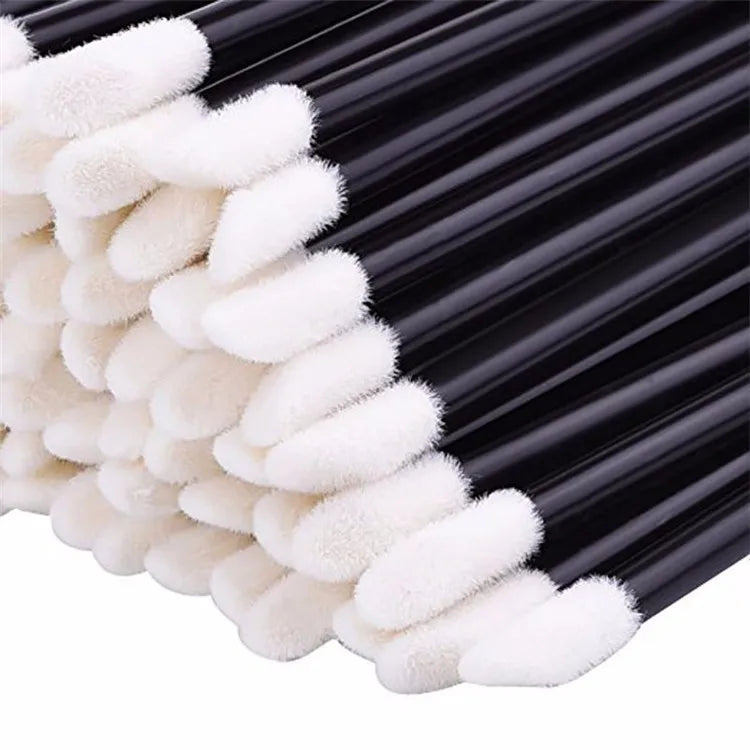 5/50/100 Pcs Lip Brushes Disposable Cosmetic Lip Brush Lipstick Lip Glossy Wands Cleaner Applicator Eyeshadow Makeup Brush Tool