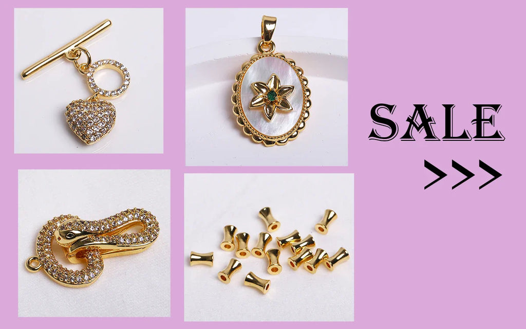8/10MM 18K Gold Plated Brass Metal Hollow Beads Caps Flower Caps For Beads For DIY Beading Jewelry Making Supplies Wholesale