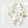 Baby Onesie 100% Cotton Boys Girls Long Sleeve Romper  Infant Cute Printed Fruit Onesie Pajamas 1-3-6-9M Four Season Universal