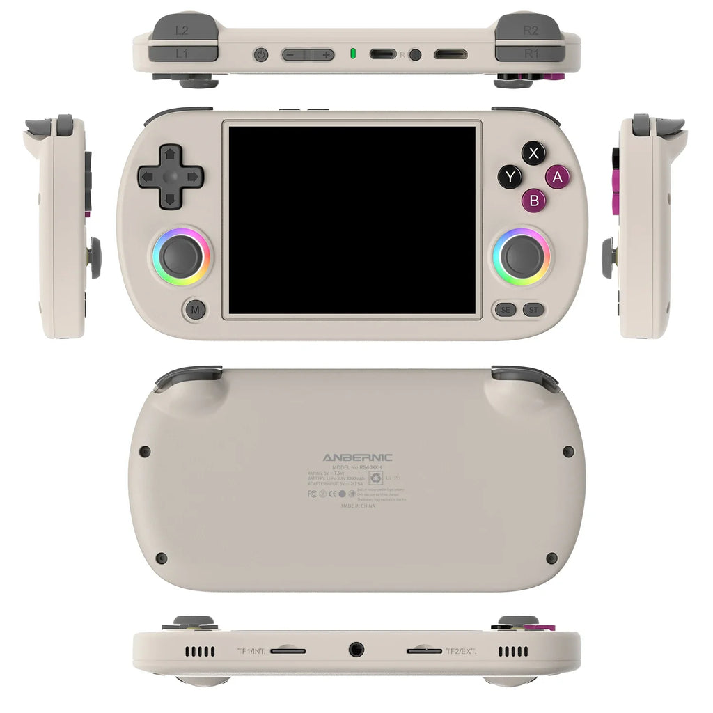 ANBERNIC RG40XX H Handheld Game Console 4.0-in 640*480 IPS Screen 3200mAh 64 Bit System With RGB Light Built in 5K+Games RG40XXH