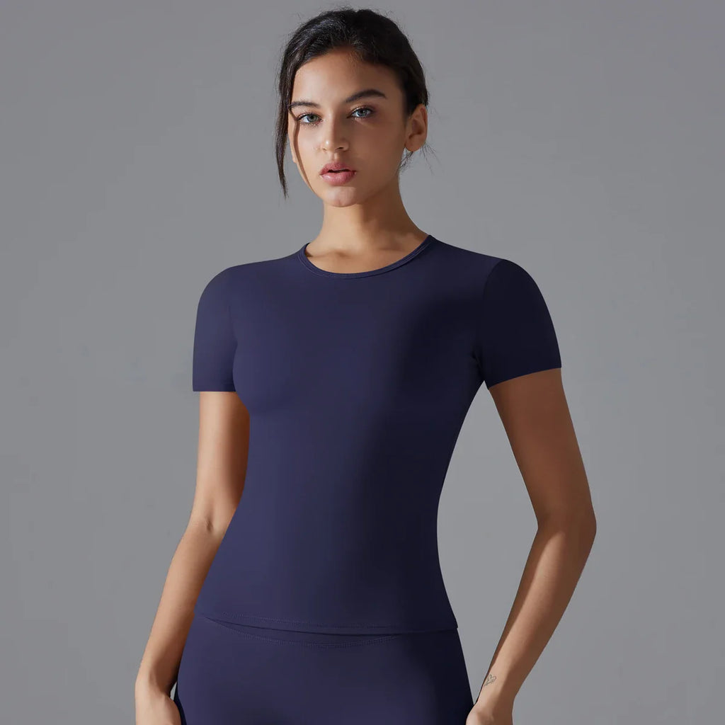 Yoga Vest Training Fitness Top Windproof Running Suit Solid Colour Cycling Fitness Quick Dry Women's Sweatshirt