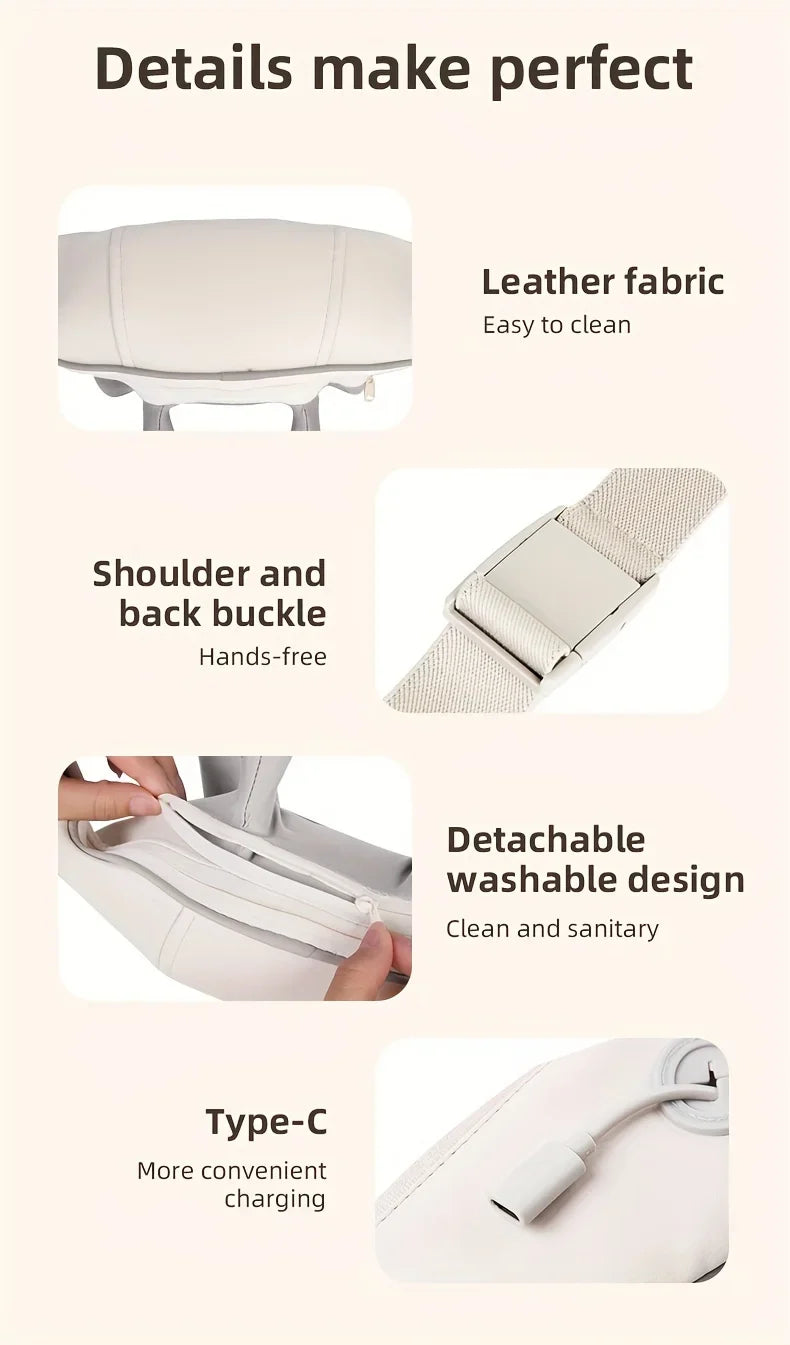 Electric Heat Neck Massage Shawl Shiatsu Kneading Cervical Spine Massager Car Home Back Shoulder Neck Trapezius Muscle Massager
