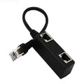 Ethernet Splitter, RJ45 1 Male to 4 x Female LAN Ethernet Splitter Adapter Cable Suitable Super Cat5,Cat5e,Cat6,Cat7 LAN Adapter