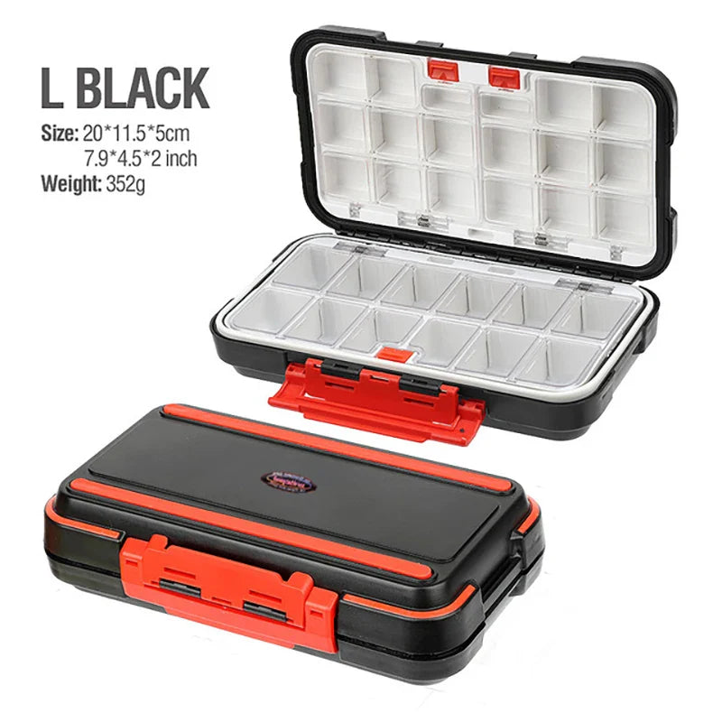 Waterproof Fishing Tackle Box fishing Accessories Tool Storage Box Fish Hook Lure Fake Bait Boxes Carp For Fishing Goods