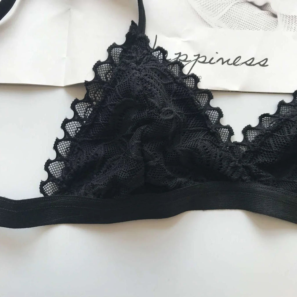 SP&CITY Summer Sexy Lace Tube Top Women Hollow Out Bralette Thin Chest Girl  Bras Seamless Transparent Lingerie French Underwear