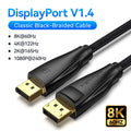 Vention DisplayPort 1.4 Cable 8K 60Hz 4K HDR 165Hz Display Port Audio Cable for Video PC Laptop TV Display Port 1.4 DP Cable 1.2