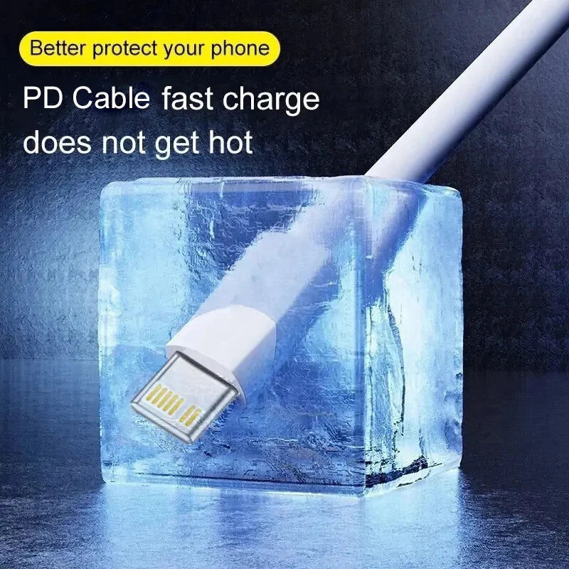 30W PD Fast Charging USB Type C to  iPhone Cable For Apple iPhone 14 13 12 11 Charge Data Wire Cord Phone Accessories