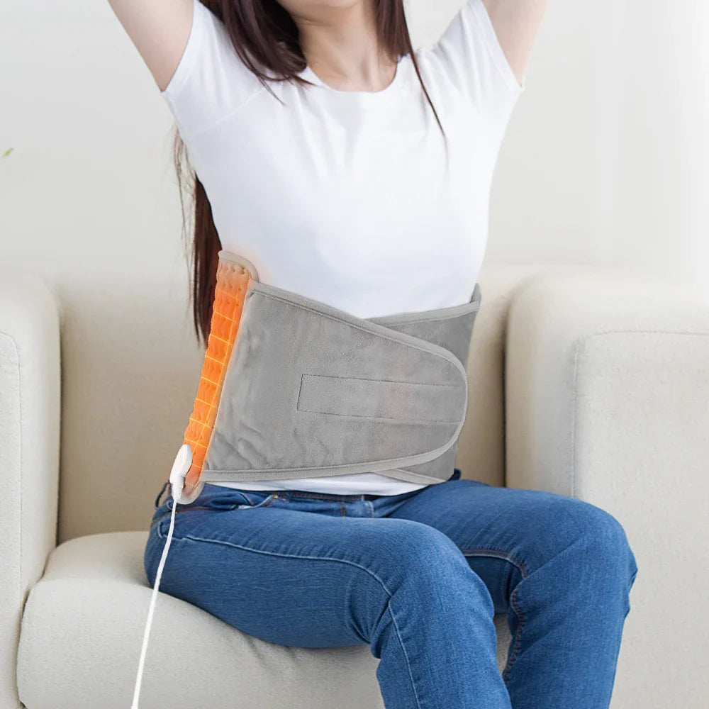 Electric Heating Waist Belt Warm Thermal Pad Office Home Temperature Control Waist Belt Warming Back Hand Warmer