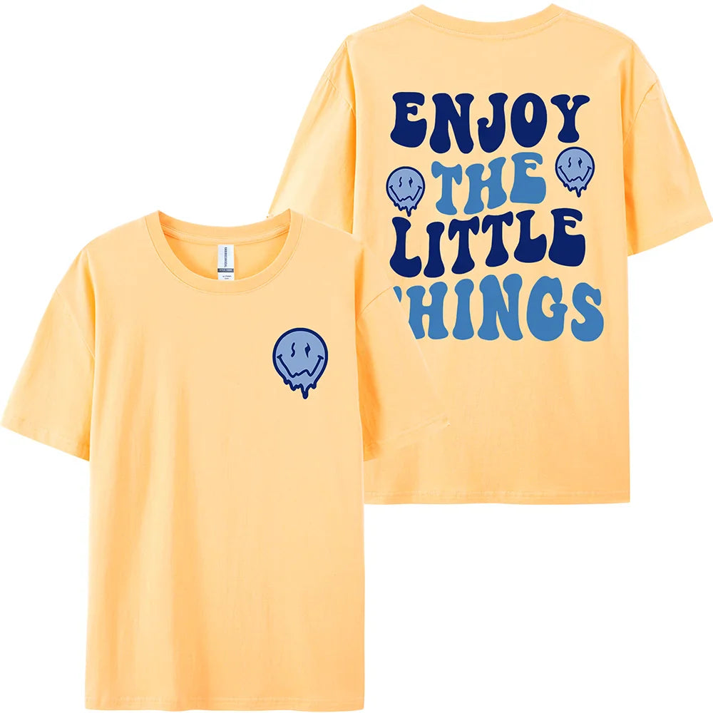 Enjoy The Little Things Oversized T-Shirt for Women - Streetwear Tee