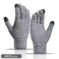 Winter Thermal Touch Screen Gloves – Warm Fleece Knit Unisex