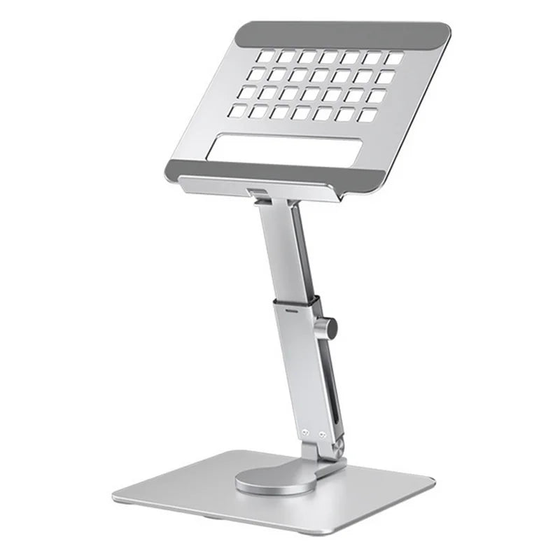 Aluminum Tablet Stand Desk Riser 360° Rotation Multi-Angle Height Adjustable Foldable Mount Dock For Pro iPad Xiaomi Huawei Tab
