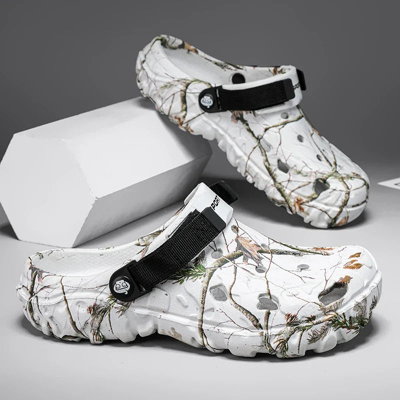 2024 Summer Men's Sandals New Home Garden Shoes Comfortable and Lightweight Men Slippers Non-Slip Soft Bottom Flip Flop Sandals