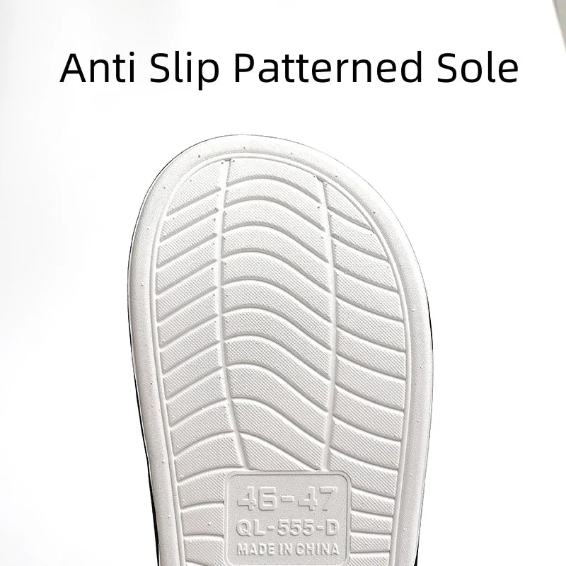 Men's Slippers Indoor Outdoor Non-slip Thick Soft Sole Comfortable Beach Men Casual For Home Big Size Summer Silders Shoes