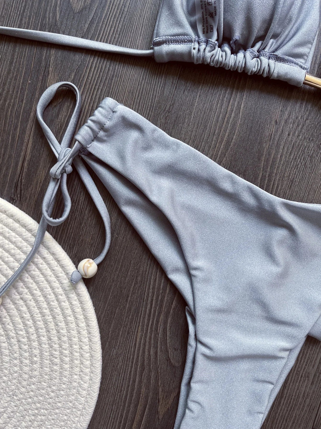2025 New Sexy Triangle Bathing Suit for Women Brazilian Bikinis Halter Swimwear Push Up Swimsuit Metal Chain Beach Bikini Set