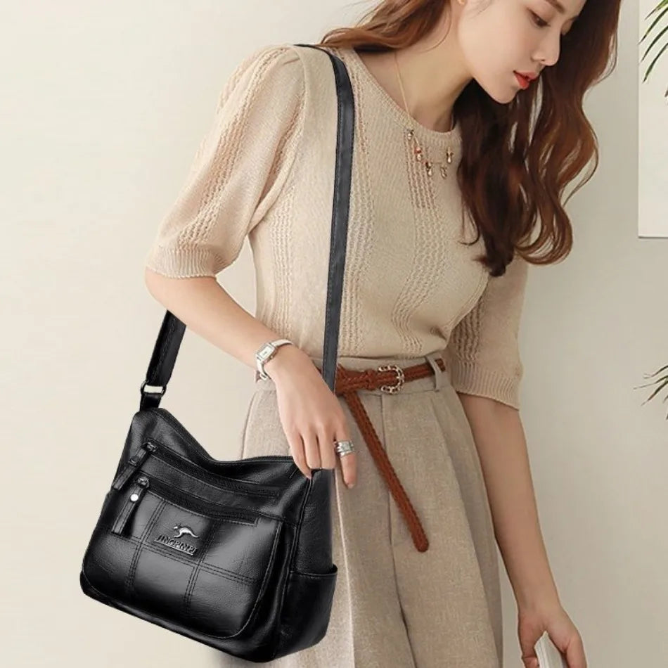 Genuine Brand PU Leather Sac Luxury Handbags Women Bags Designer Shoulder Crossbody Hand Bags for Women 2022 Purses and Handbags