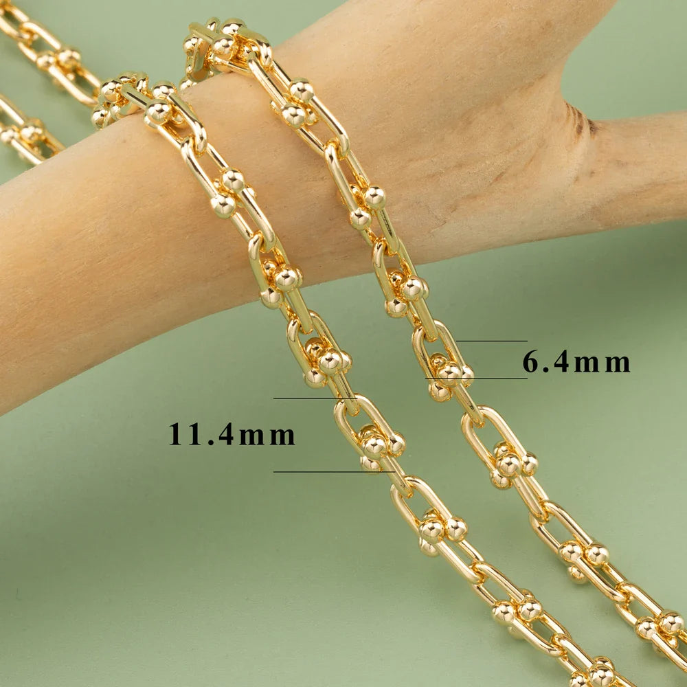 YEGUI C77,diy chain,18k gold rhodium plated,copper,pass REACH,nickel free,jewelry making,charms,diy bracelet necklace,1m/lot