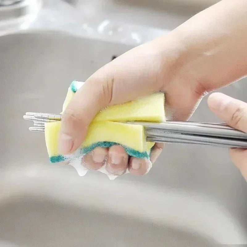Highly Absorbent Cleaning Sponges Dish washing Magic Clean Pot Rust Stain Sponge Brush Kitchen Grease Cleaner Household Tools
