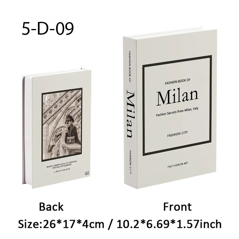 Travel City Decorative Display Books with Hidden Storage – Paris, London, New York, Tokyo & More
