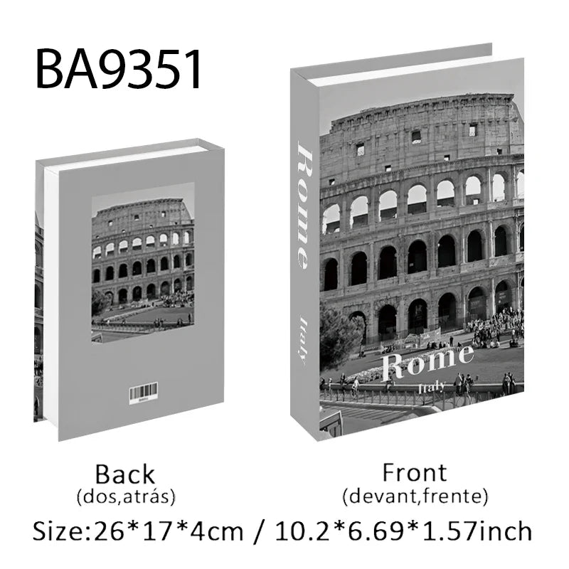 Travel City Decorative Display Books with Hidden Storage – Paris, London, New York, Tokyo & More