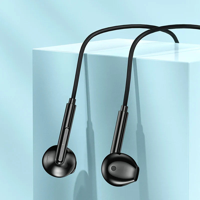 Awei PC-7T/PC-7 Wire-controlled Headset With Microphone Hands-free Calling Ergonomic Headphone Type-C Earphone For Smartphones