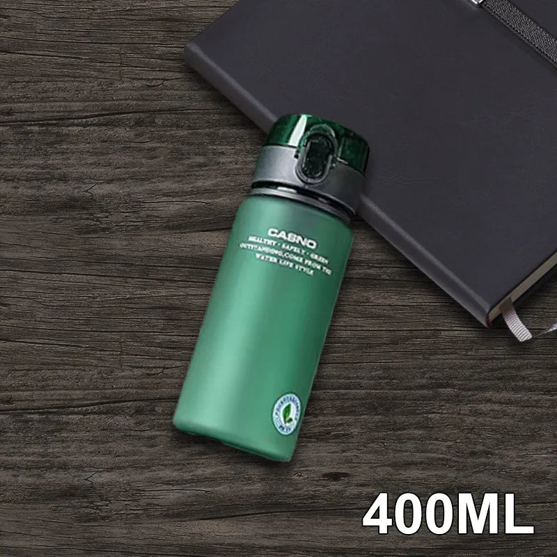1-2PCS Portable BPA Free Leak Proof Sports&Fitness Frosted Water Bottle High Quality Children and Adults Casual Water Cup