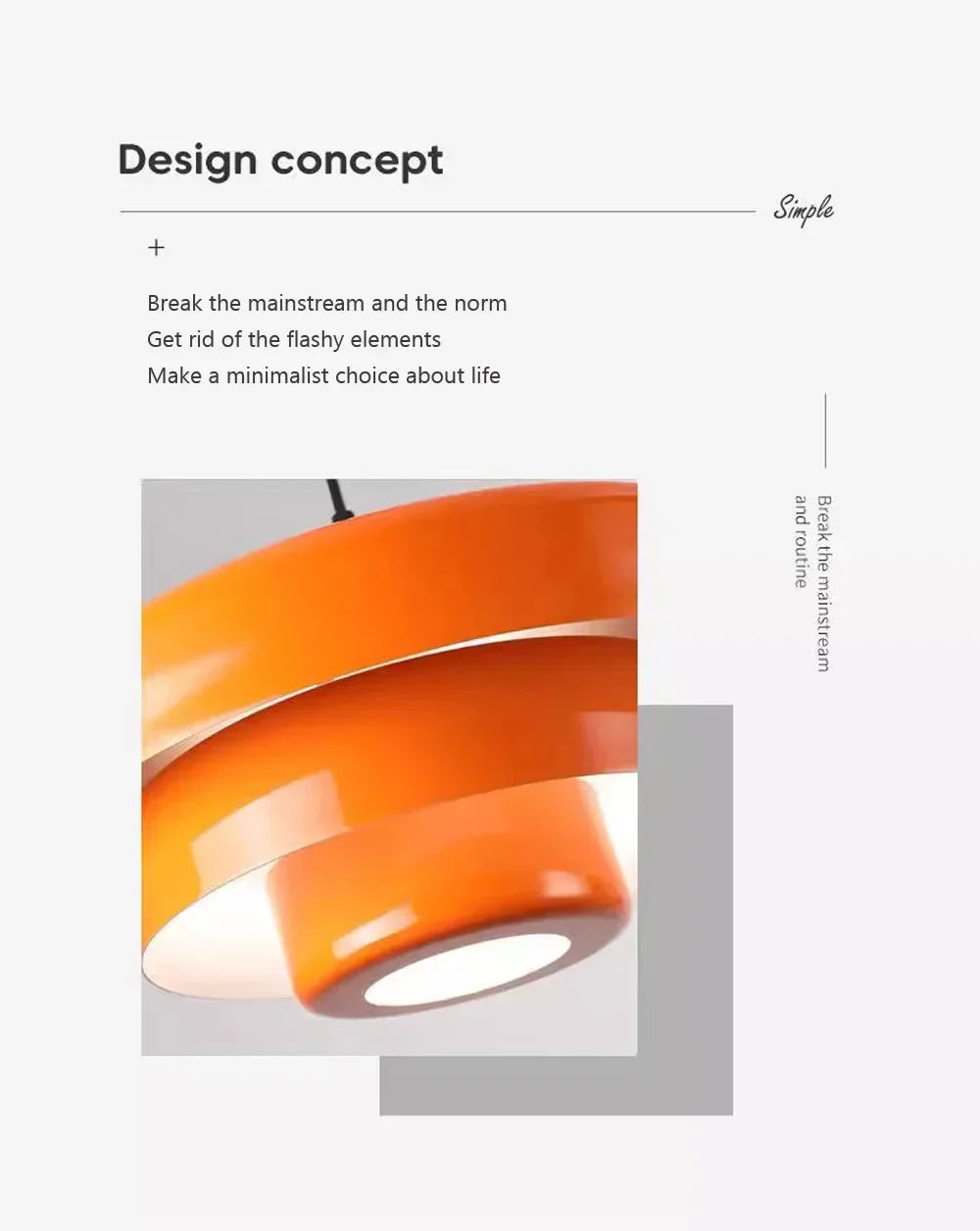 Nordic Pendant Light – Modern Aluminum Ceiling Lamp for Home & Dining