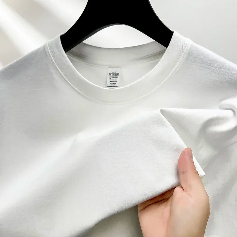 Men’s 100% Cotton Classic T-Shirt – Short Sleeve Crew Neck