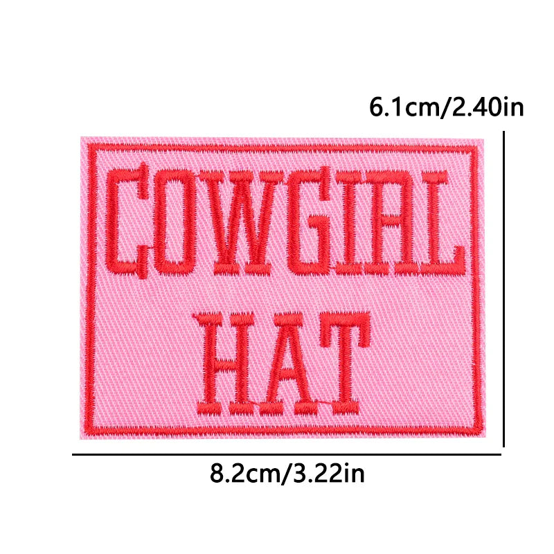 Cowgirl Boot Embroidered Patch Cowgirl Boot Embroidered Patch.