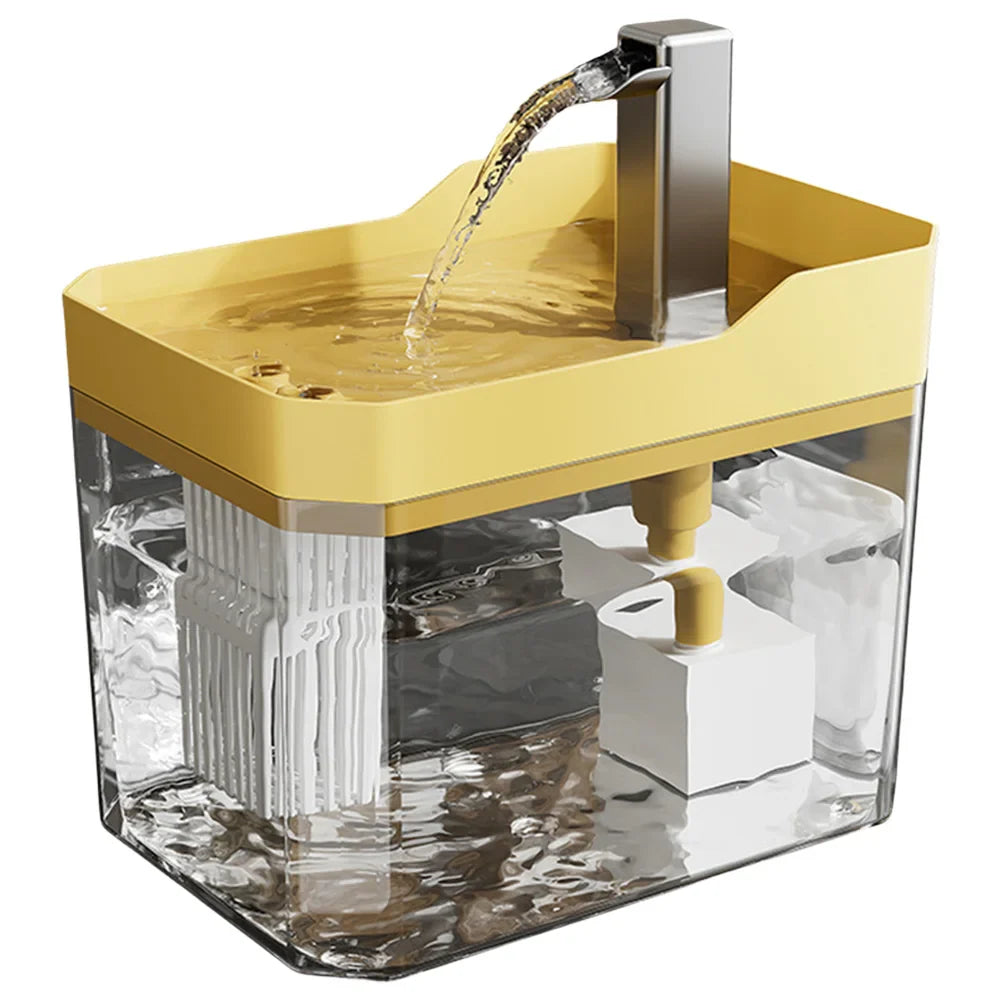 Cat Water Fountain with Quiet Pump Dog Water Filter Dispenser USB Anti-Dry Burning Pet Fountain Cat Fountain for Cats Indoor