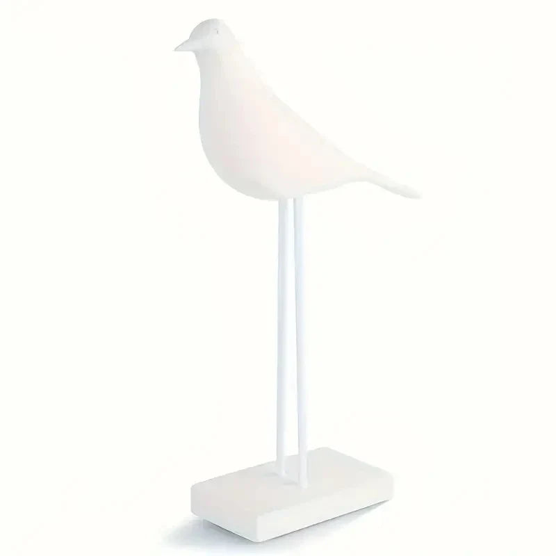 Nordic Resin Bird Statue – Modern Black Decorative Sculpture