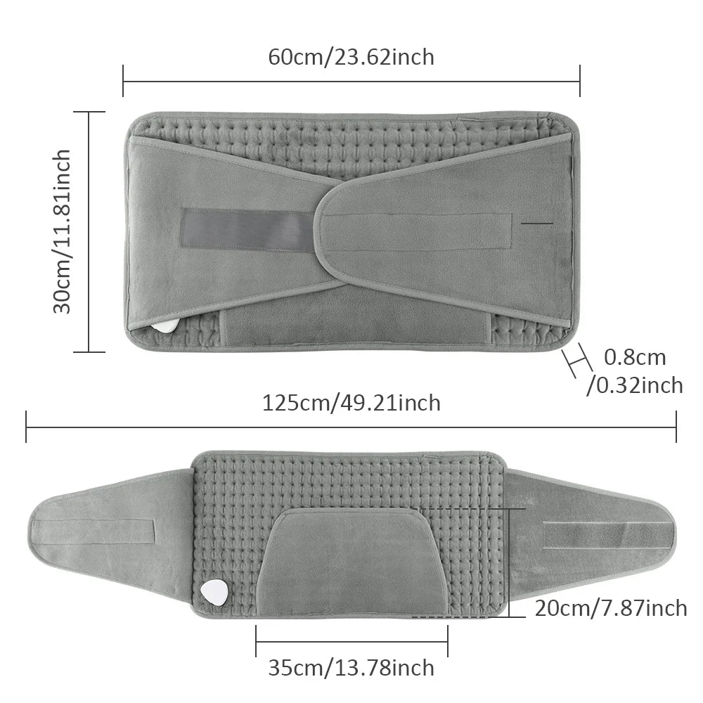 Electric Heating Waist Belt Warm Thermal Pad Office Home Temperature Control Waist Belt Warming Back Hand Warmer