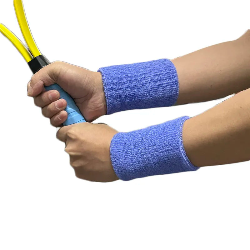 2 Pcs Towel Sports Wristbands Tennis Sweat Bands Wrist Guard For Basketball Volleyball padel Fitness Sweatbands Wrist Wrap Cuff
