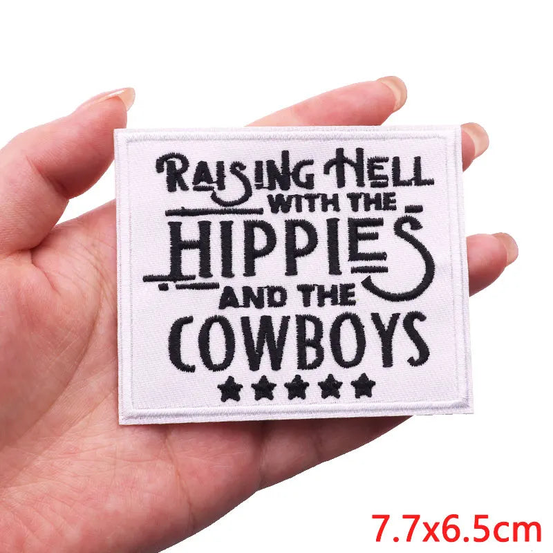 Cowgirl Boot Embroidered Patch Cowgirl Boot Embroidered Patch.