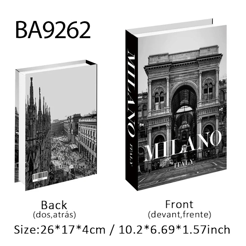 Travel City Decorative Display Books with Hidden Storage – Paris, London, New York, Tokyo & More