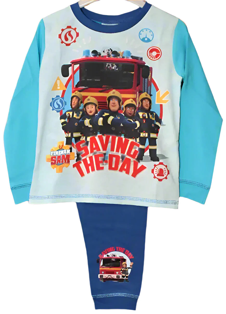 Fireman Sam Kids Character Pyjamas