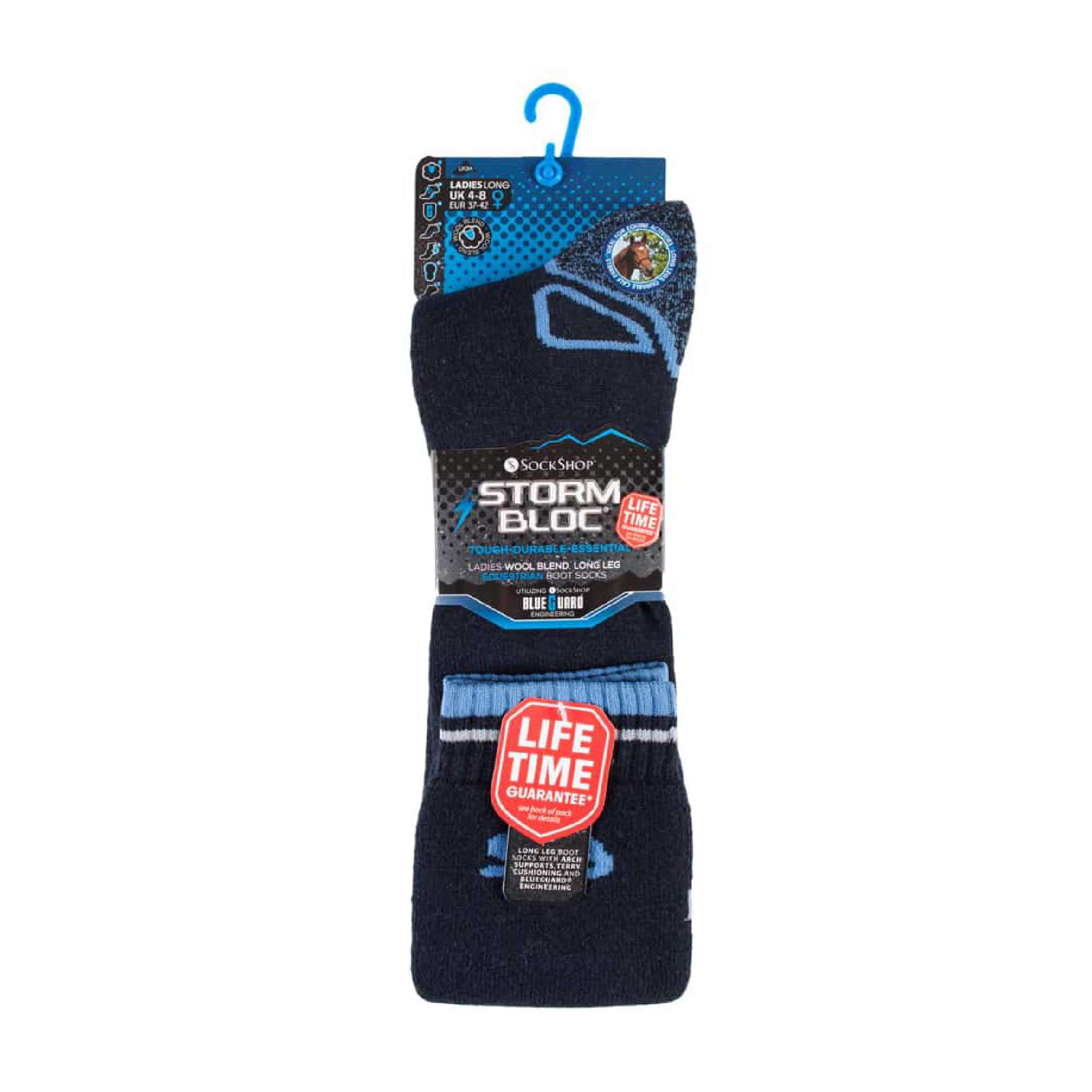 1 Pack Ladies Long Knee High Wool Thermal Equestrian Socks