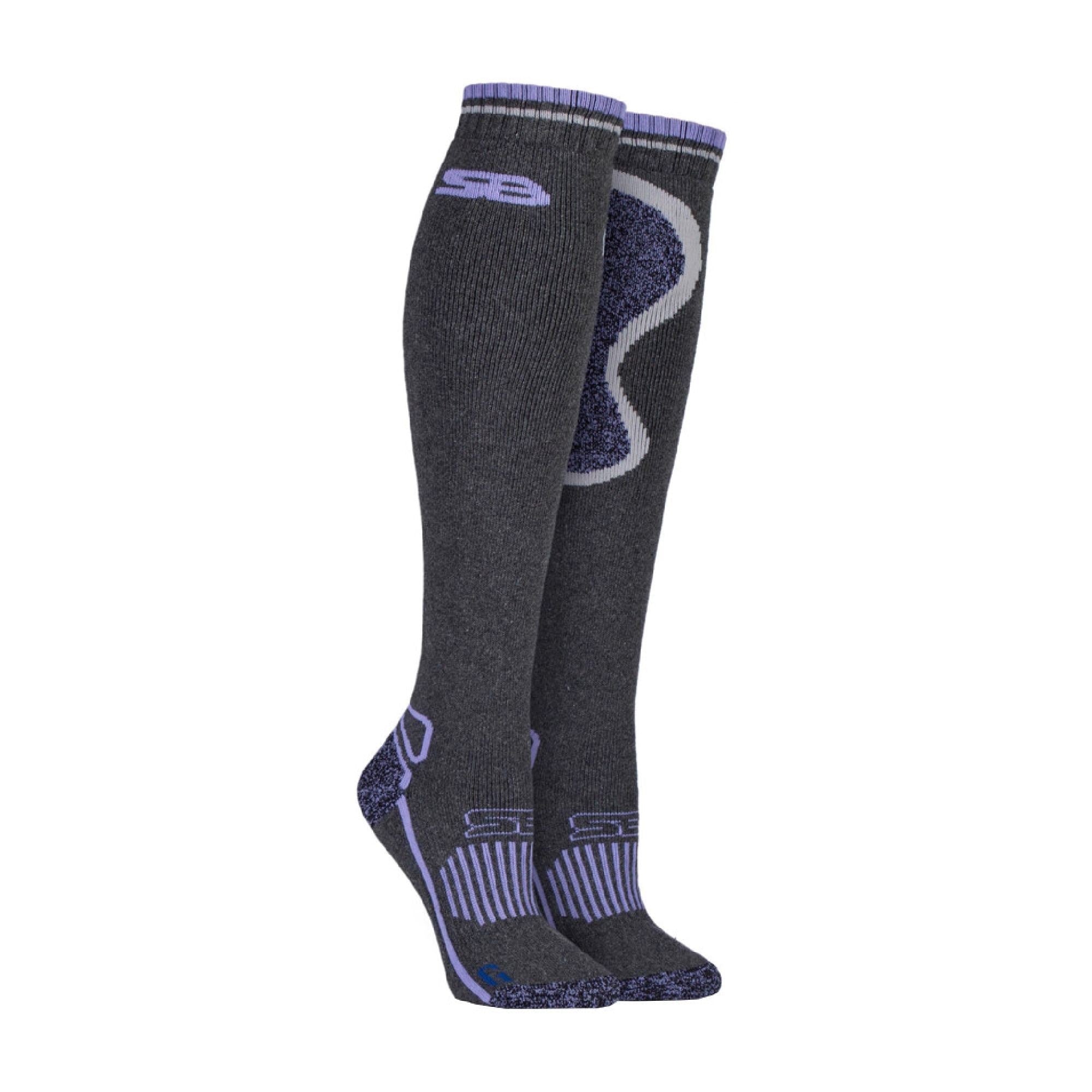 1 Pack Ladies Long Knee High Wool Thermal Equestrian Socks