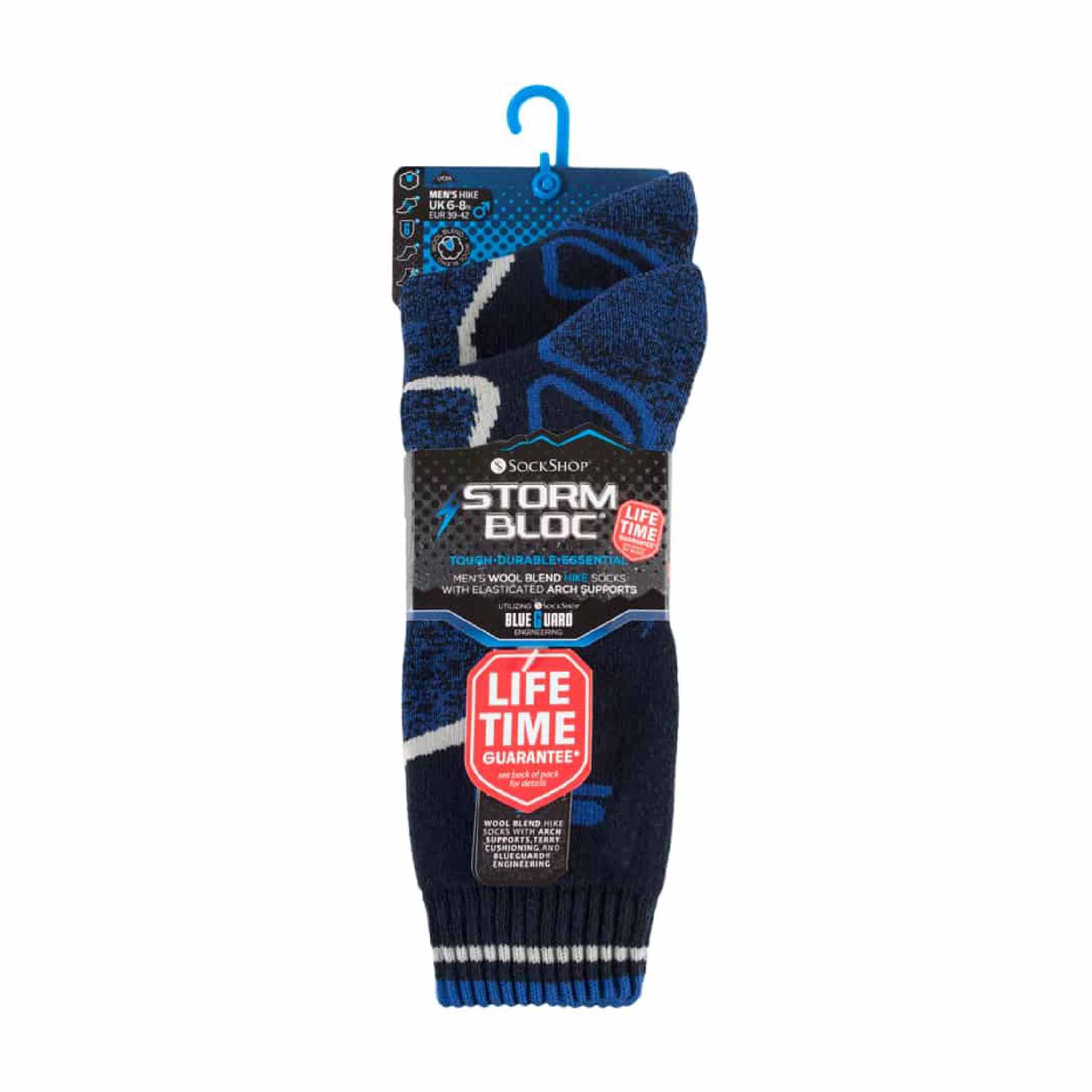 2 Pack Mens Heavy Duty Wool Blend Socks for Winter