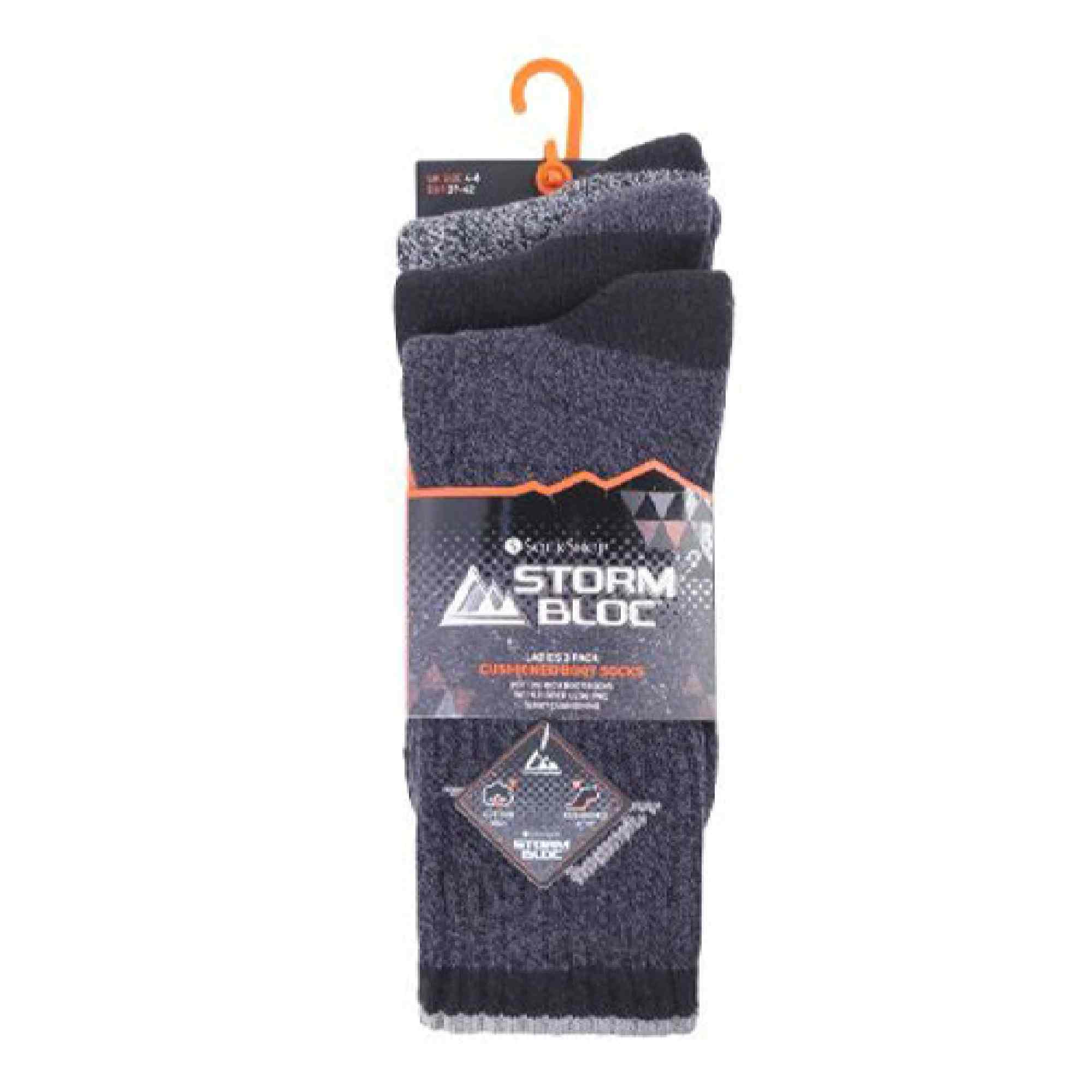 3 Pack Ladies Lightweight Hiking Socks with Arch Support