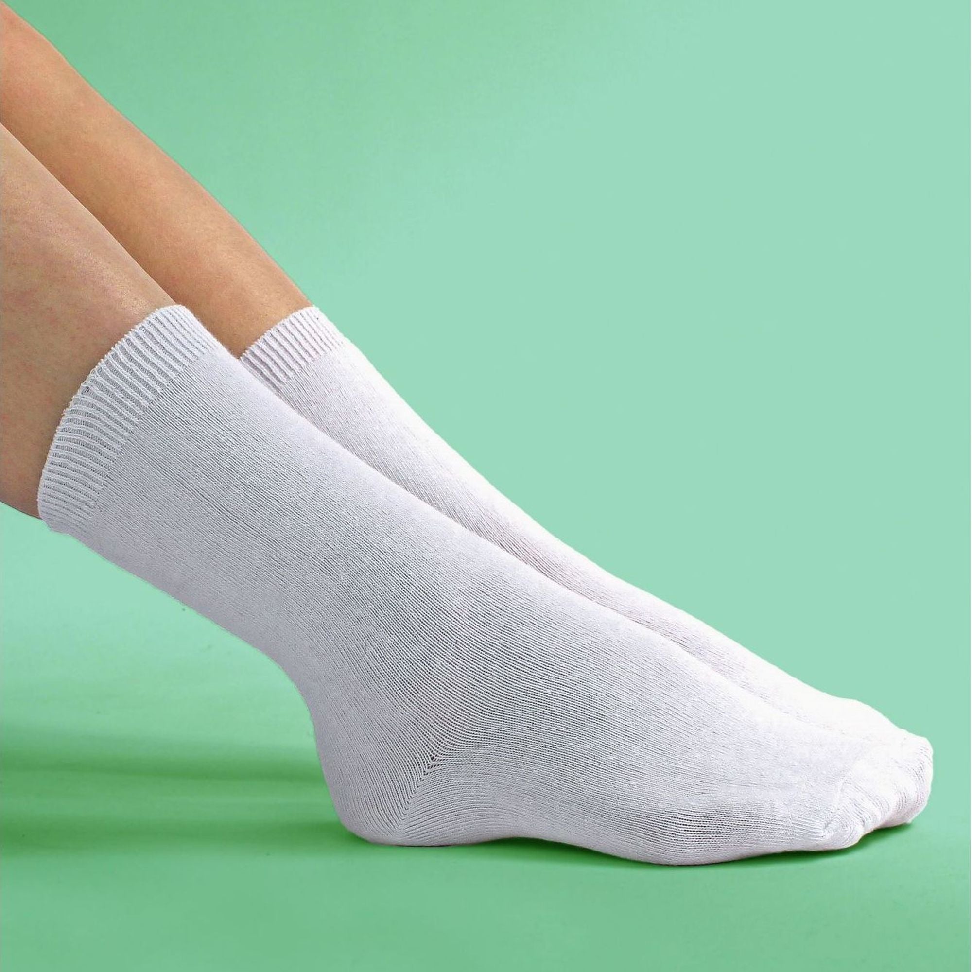 24 Pair Multipack Kids Plain School Socks