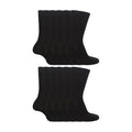 12 Pair Plain Kids School Soft Breathable Cotton Rich Socks