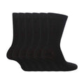 6 Pack Girls & Boys Plain Soft Breathable Cotton School Socks (3 Sizes)
