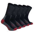 Mens 5 Pack Strong Cotton Work Socks