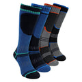 4 Pack Boys Thermal Ski Knee High Socks for Snow Boots