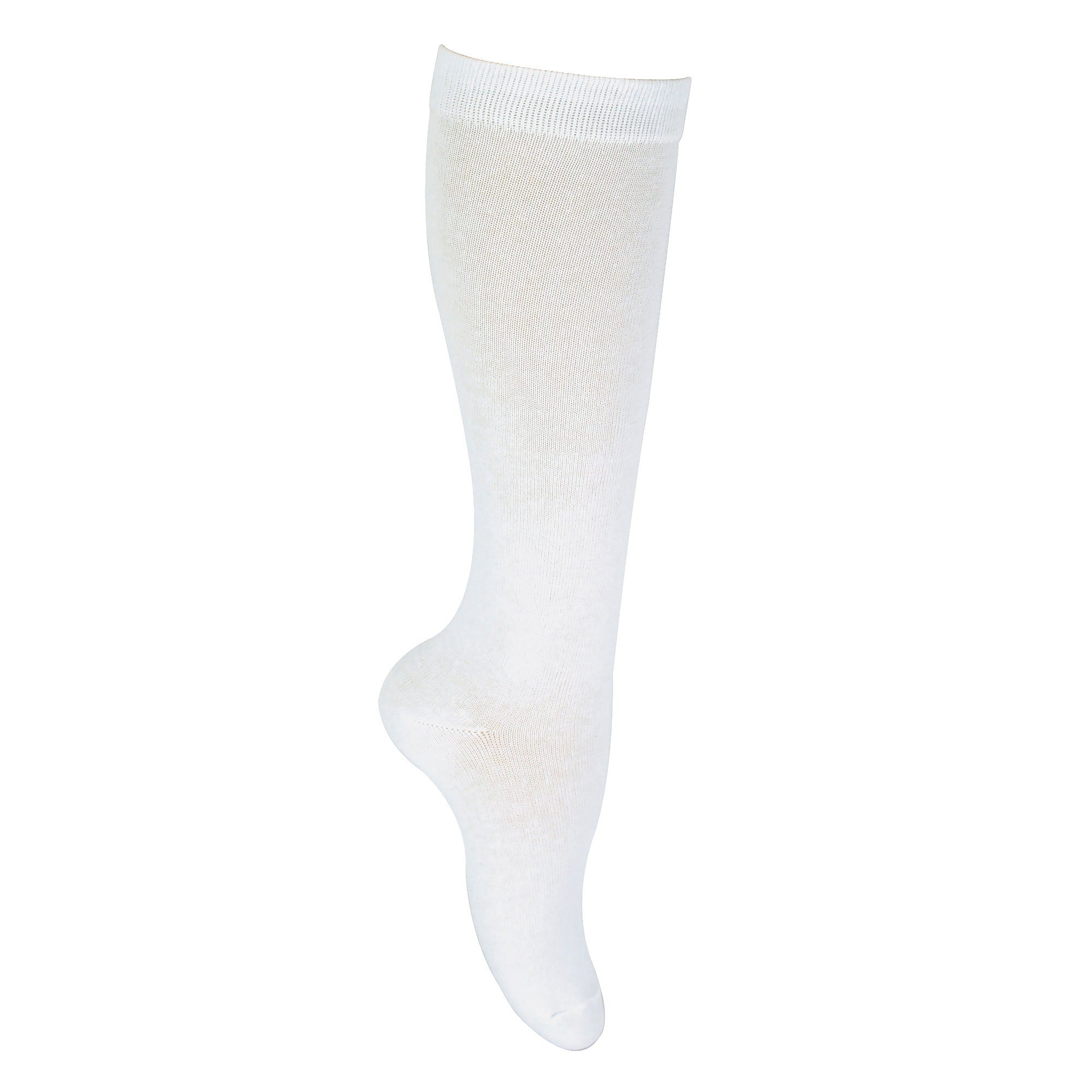 12 Pack Girls Long Knee High Soft Cotton School Socks