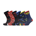 6 Pack Mens Fathers Day Birthday Super Dad Gift Socks